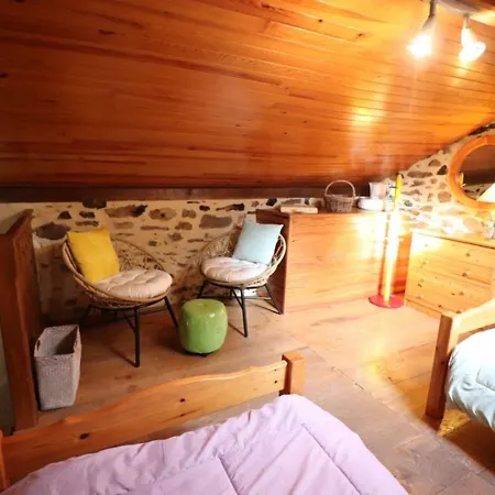 Charmante Maison De Caractere, Entre Cantal Et Lot, 4 Pers, Terrasse Couverte, Cheminee, Animaux Ok - Fr-1-742-382 펜션 *